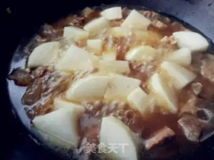 Make A white radish with oxen step 5