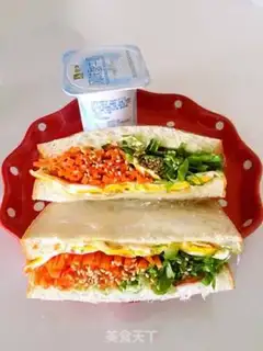 Make A simple breakfast sandwich step 8