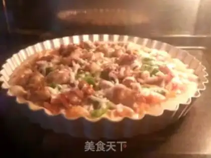 Make Black pepper chicken pizza step 20