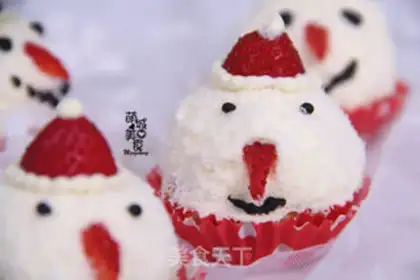Make Christmas Snowcake step 9