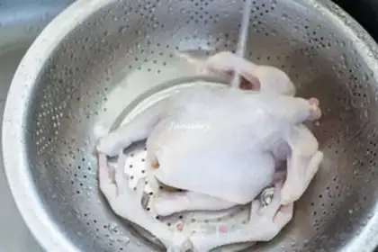 Make Christmas chicken step 0