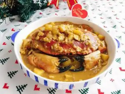 Make Curry bread crab step 10