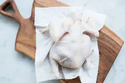 Make Christmas chicken step 1