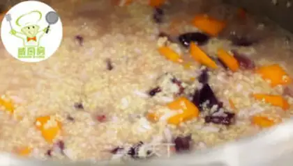 Make Porridge of the millet potatoes step 6