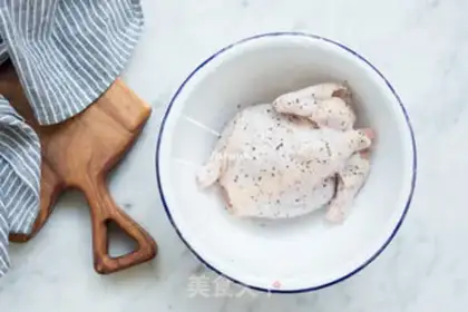 Make Christmas chicken step 3