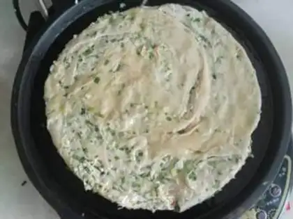 Make All wheat onion waffles step 6