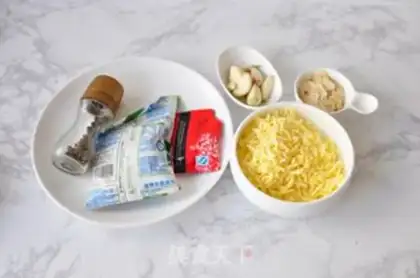 Make Cheese orchids step 1