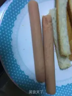 Make Toast ham roll step 4