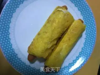 Make Toast ham roll step 13