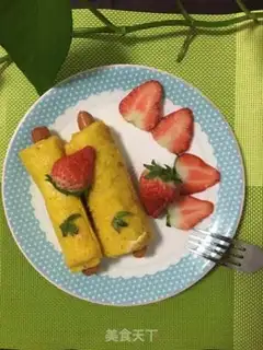 Make Toast ham roll step 14