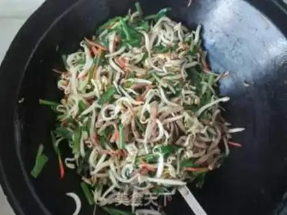 Make Spaghetti green bean bud step 7