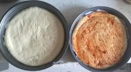 Make Fruit pizza. Seafood pizza step 1