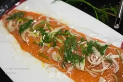 Make Salted salmon in Eastern Europe step 4