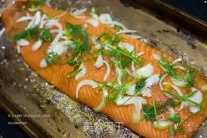 Make Salted salmon in Eastern Europe step 6