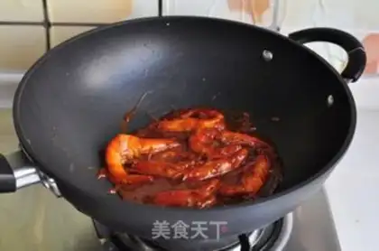 Make Garlic red shrimp step 11
