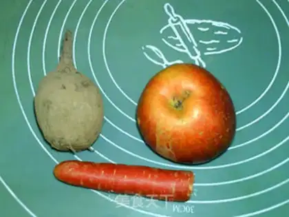Make Beet root carrot apple step 0