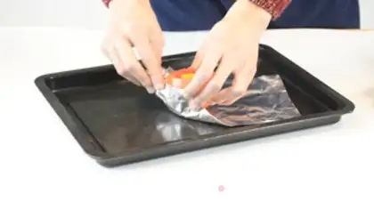 Make Tomato egg glasses step 2