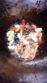 Make Dry-dipede beans step 1