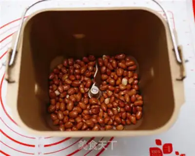Make Bread machine, peanut rice step 5