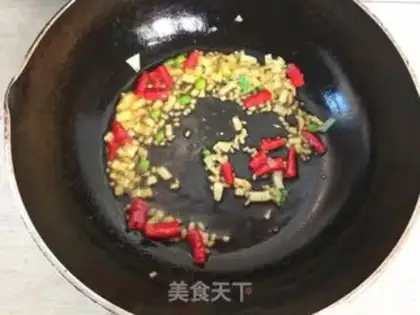 Make A soybean sprouts fan step 3