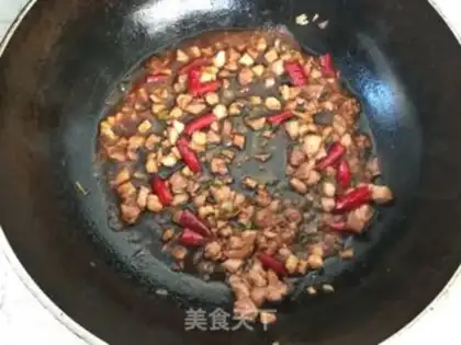 Make A soybean sprouts fan step 5
