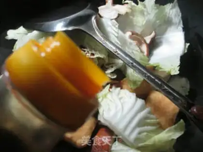 Make Soybean mushroom cabbage step 5