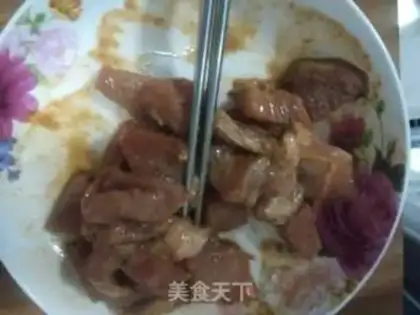 Make Pineapple is old meat step 1