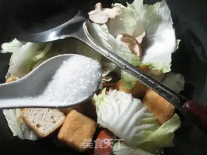 Make Soybean mushroom cabbage step 6
