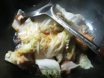 Make Soybean mushroom cabbage step 8
