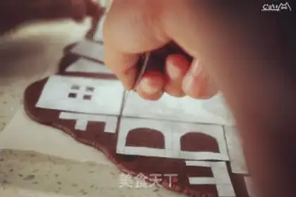 Make Gingerbread house step 19