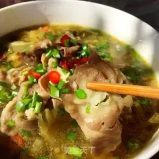 Make Sour soup, fat cow step 9
