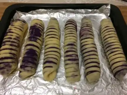 Make caterpillar potato bread step 11