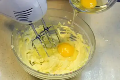 Make Lemon cream cheese pound cake step 3