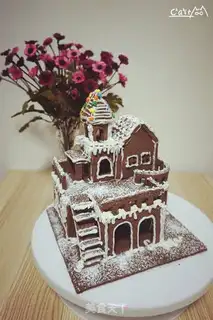 Make Gingerbread house step 33