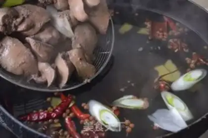 Make Salty chicken liver step 5