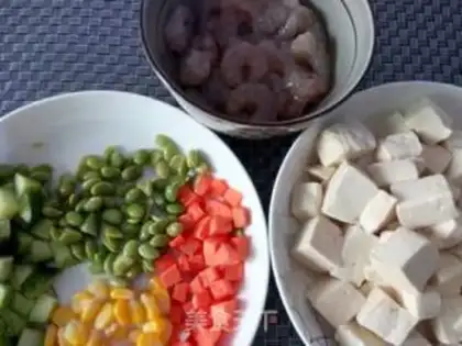 Make Five tofu shrimp step 0