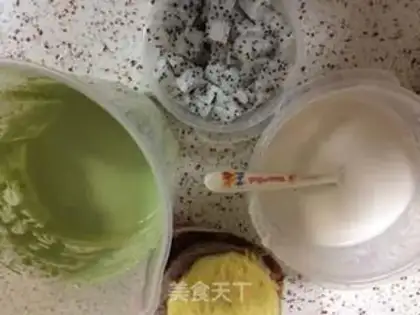 Make Tea yogurt mousse step 3