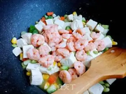 Make Five tofu shrimp step 3