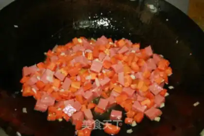 Make Eggs and rice step 4
