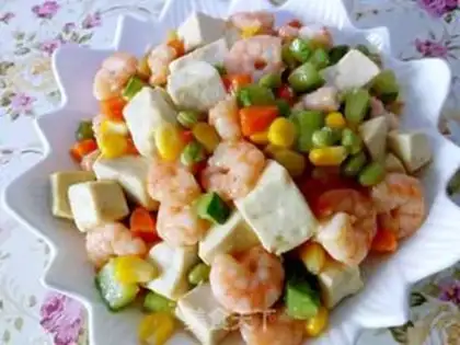 Make Five tofu shrimp step 4