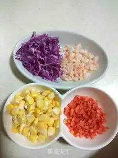 Make The tuna shrimp-coloured rice step 0