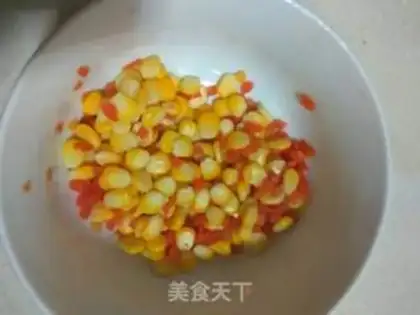 Make The tuna shrimp-coloured rice step 5