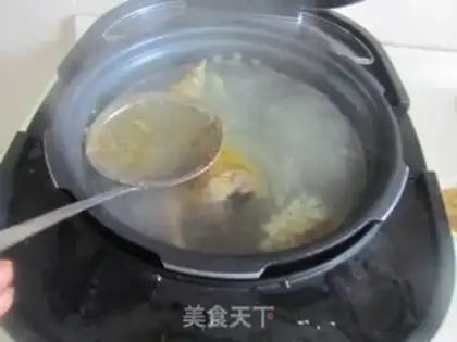 Make ♪ The pigeon fan soup ♪ step 4