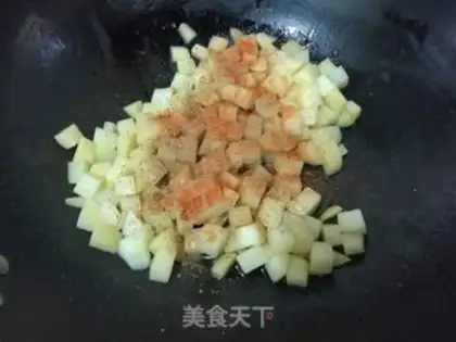 Make Spicy potatoes step 3