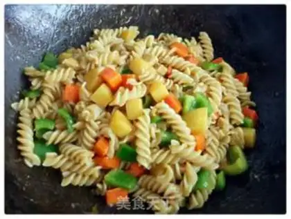 Make Curry pasta step 8