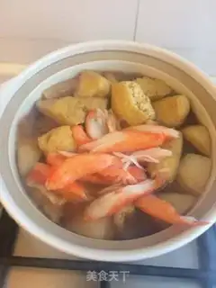 Make Round radish sauce soup step 4
