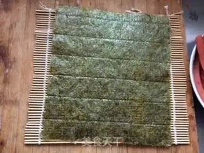 Make Sushi rolls step 1