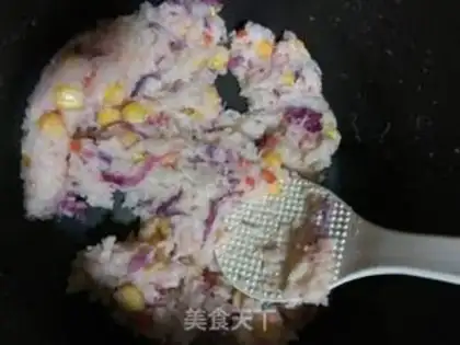 Make The tuna shrimp-coloured rice step 12