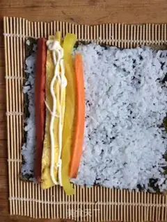 Make Sushi rolls step 3