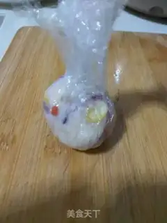 Make The tuna shrimp-coloured rice step 14